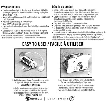 Village Building Retrofit Battery Light