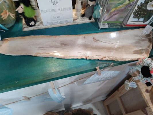 Petrified Wood Slice Charcuterie Cheese Board