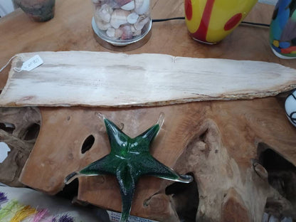 Petrified Wood Slice Charcuterie Cheese Board