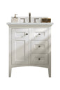 Palisades 30" Single Vanity Cabinet, Bright White