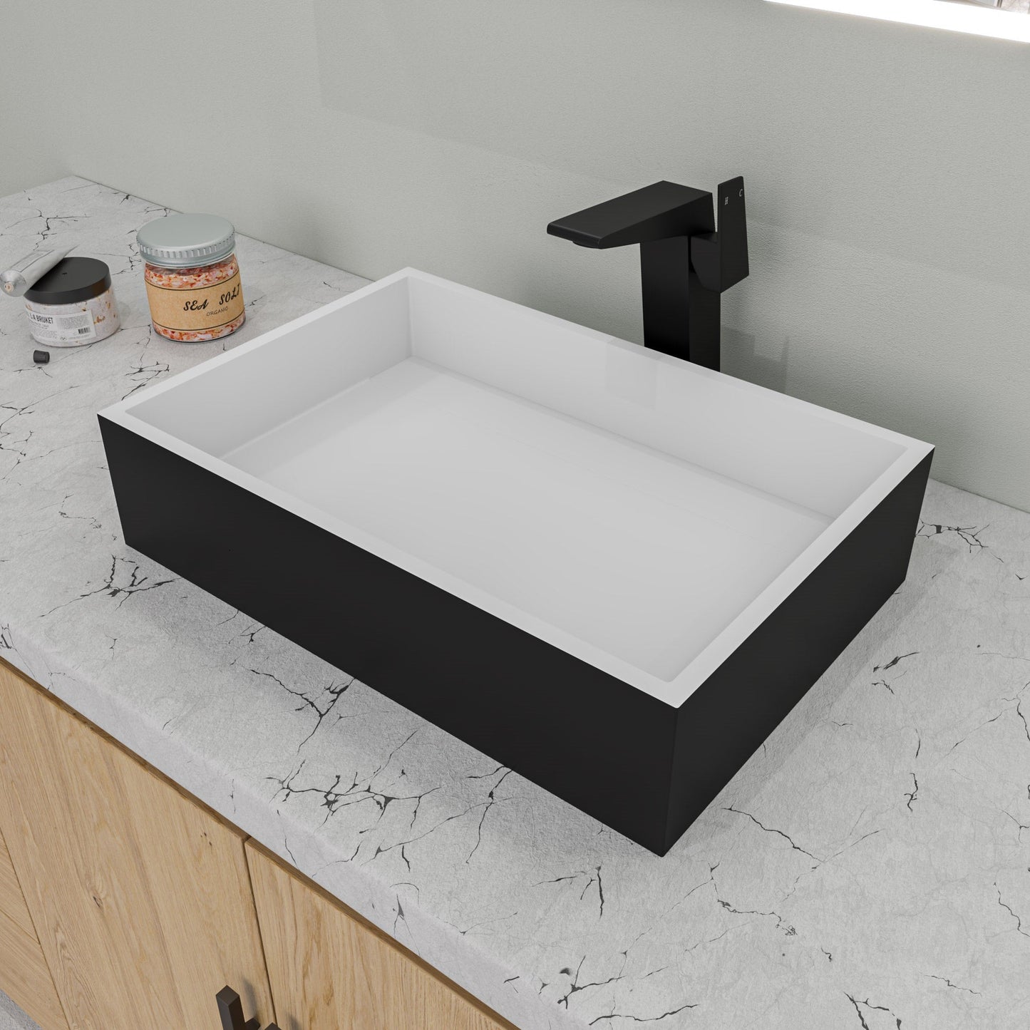 ALFI brand AB1475 Single Hole Tall Bathroom Faucet