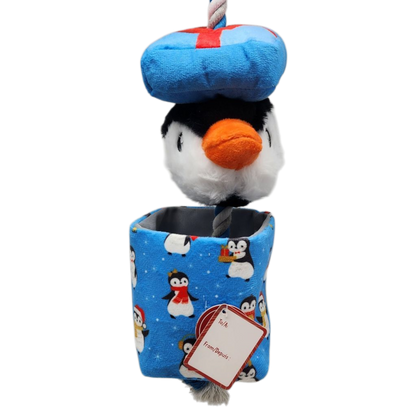 Penguin Hide and Treat Tug Toy