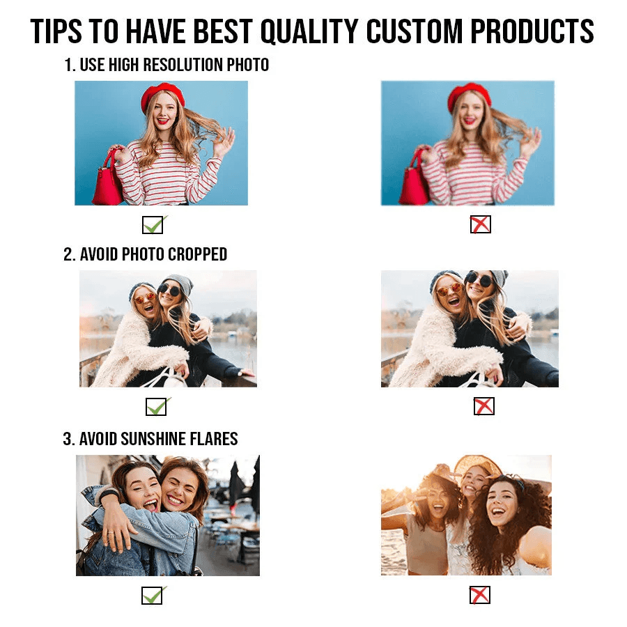 Custom Photo Christmas Bauble Tree Decoration - Personalized Ball Ornament - Gifts Idea for Family, for Her, Him