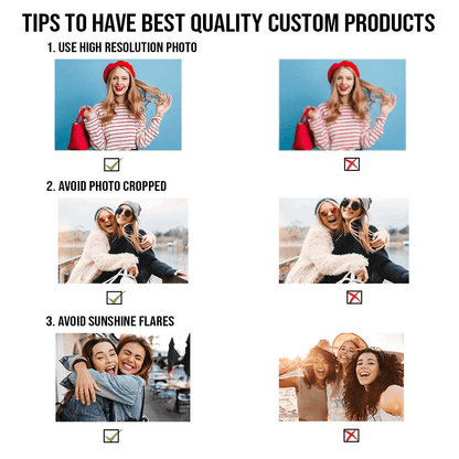 Custom Photo Christmas Bauble Tree Decoration - Personalized Ball Ornament - Gifts Idea for Family, for Her, Him