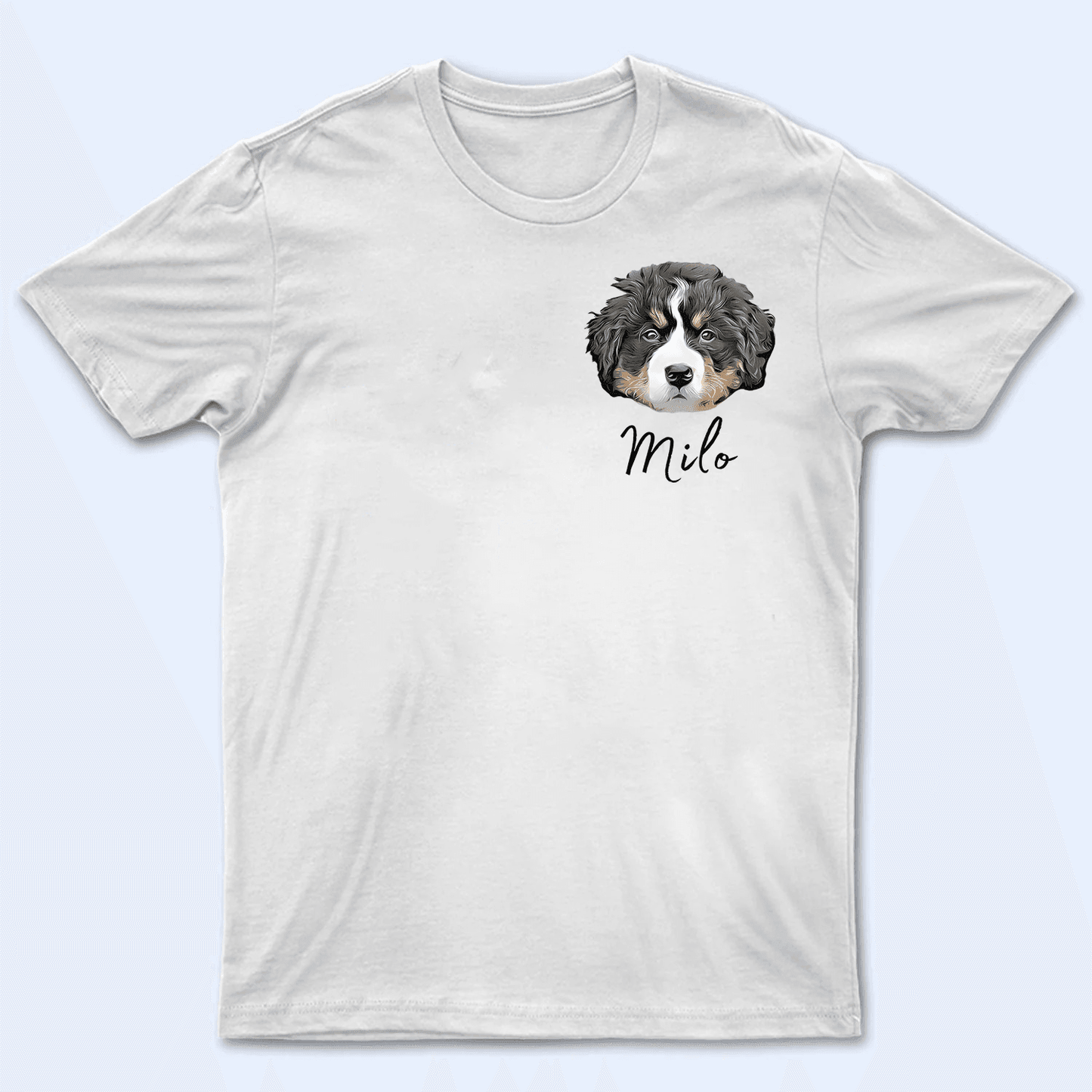 Custom Photo Custom Pet - Personalized Custom T Shirt - Birthday Gift For Dog Lover, Dog Dad, Dog Mom