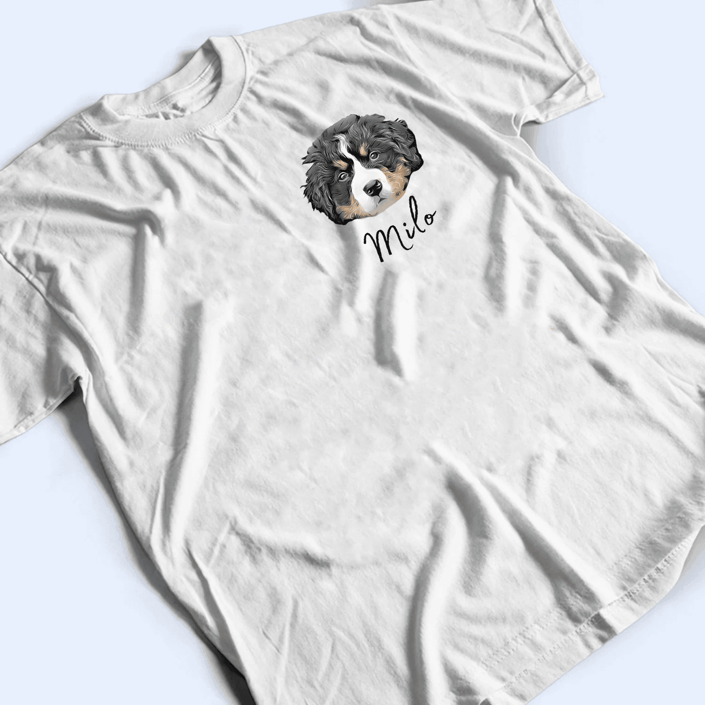 Custom Photo Custom Pet - Personalized Custom T Shirt - Birthday Gift For Dog Lover, Dog Dad, Dog Mom