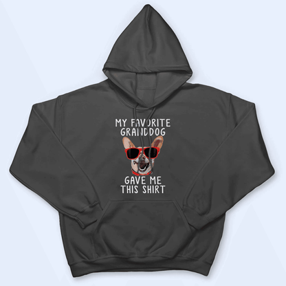 Custom Photo Upload Dog -  My Favorite Granddog Gave Me This Shirt - Personalized Gift for Dog Lover & Owner, Dog Dad, Dog Mom | Birthday