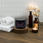 Luxury Black Curved Tin Soy Candle