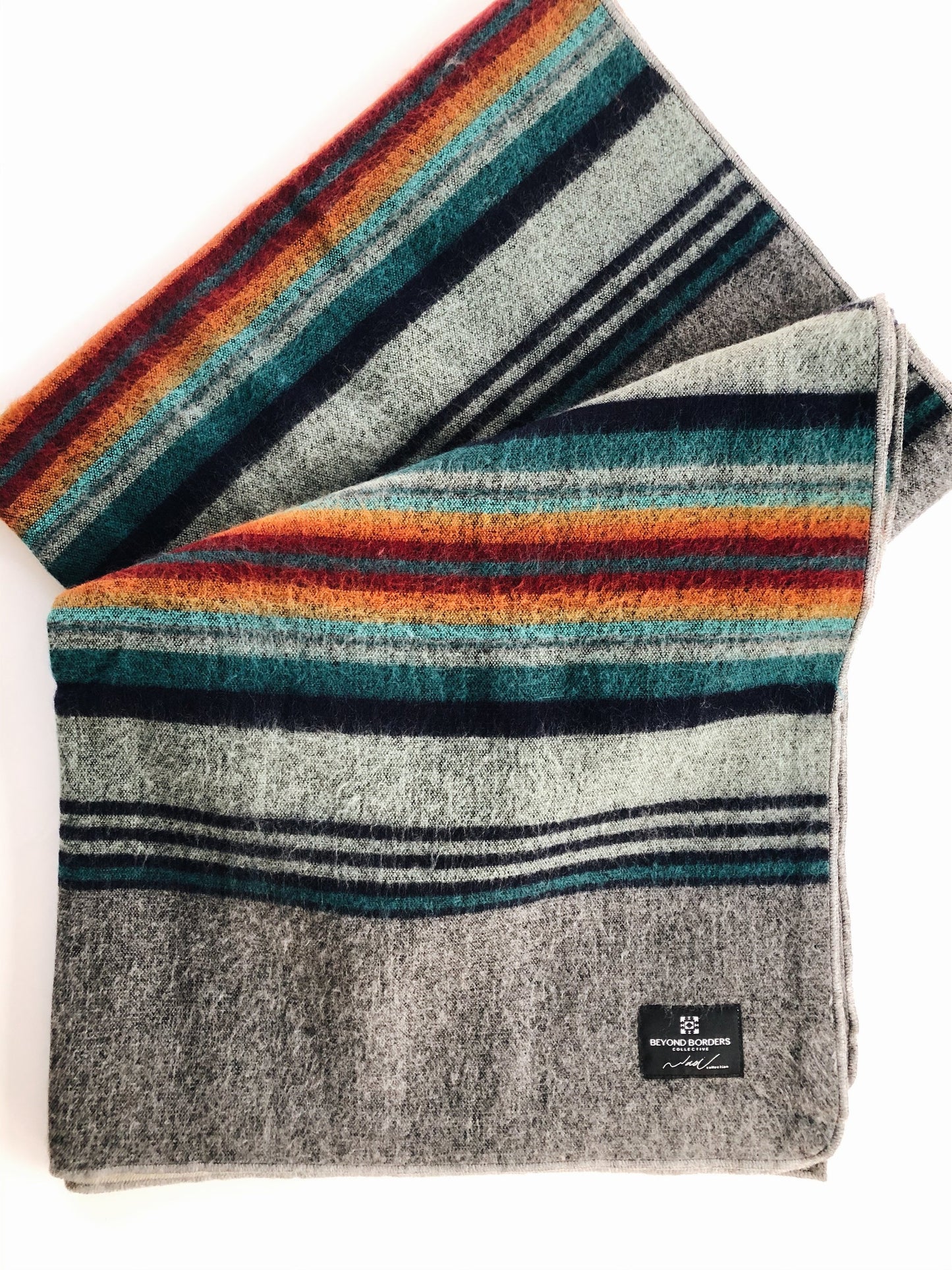 El Viajero Blanket - Grey Sunrise | Kitchen + Metal