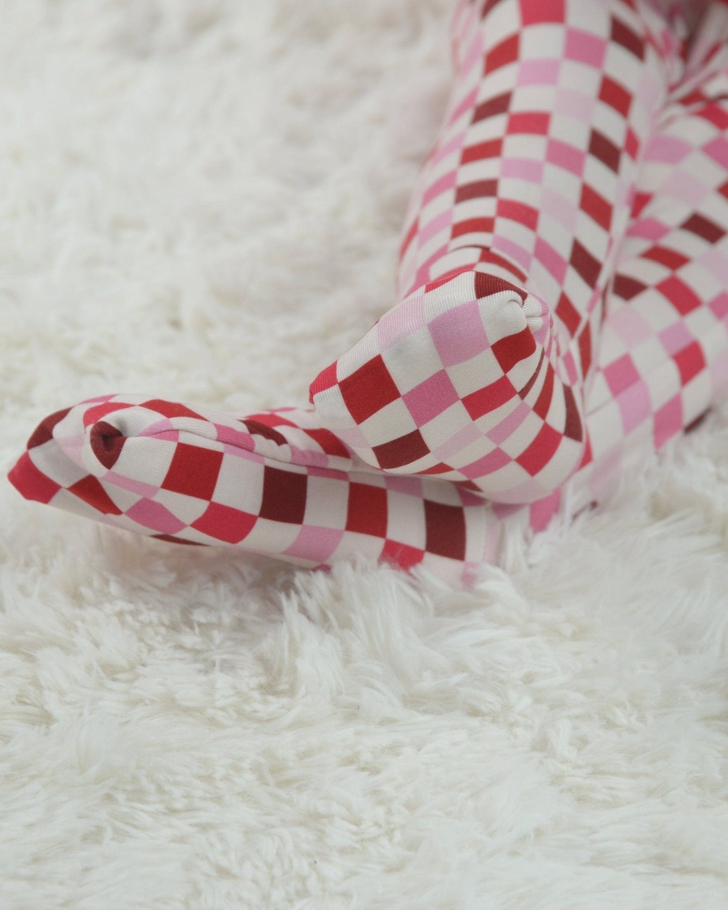 Checkered Bamboo Romper