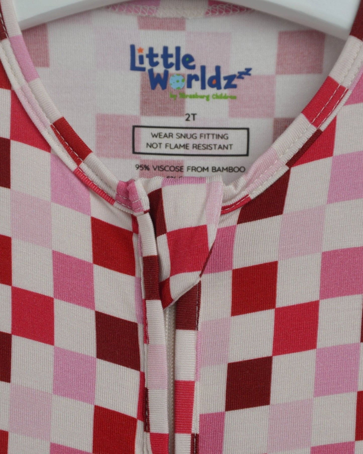 Checkered Bamboo Romper