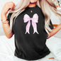 Pink Ribbon, Coquette, Cute, Adorable, Bow, Comfort Colors Tshirt, Valentine's Day
