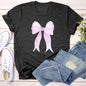 Pink Ribbon, Coquette, Cute, Adorable, Bow, Super Soft Tshirt, Valentine's Day