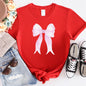 Pink Ribbon, Coquette, Cute, Adorable, Bow, Super Soft Tshirt, Valentine's Day