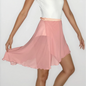 Dusty Rose Chiffon Ballet Wrap Skirt - Contemporary