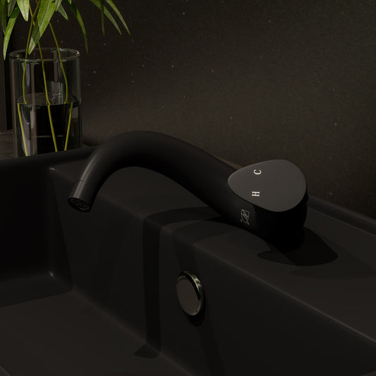 ALFI brand AB1572 Wave Single Lever Bathroom Faucet
