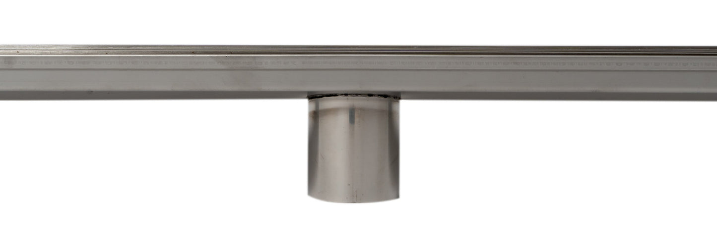 ALFI brand ABLD59D ABLD59D 59" Stainless Steel Linear Shower Drain with Groove Lines