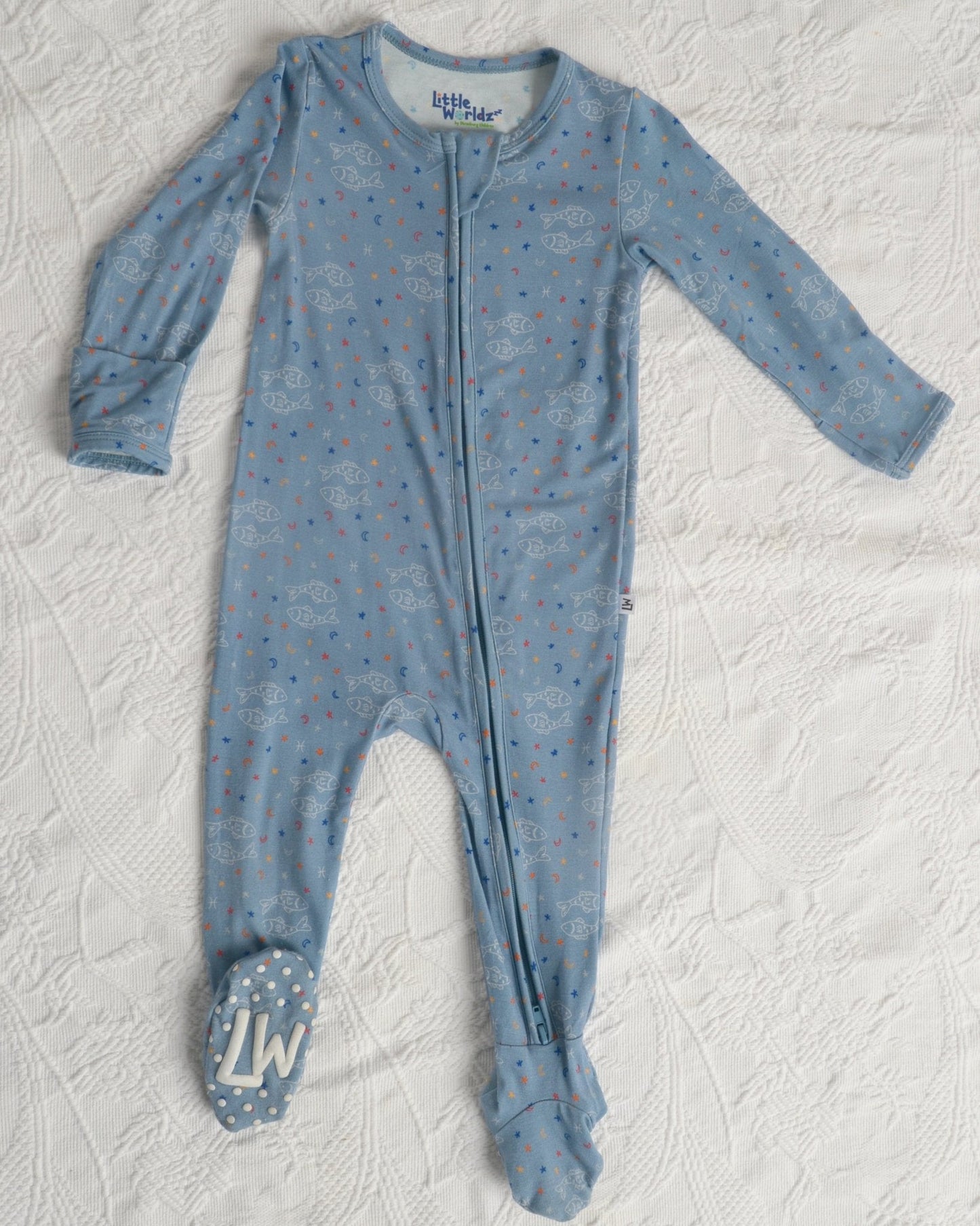 Pisces Bamboo Onesie