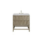 Emmeline 36" Single Vanity Cabinet, Pebble Oak