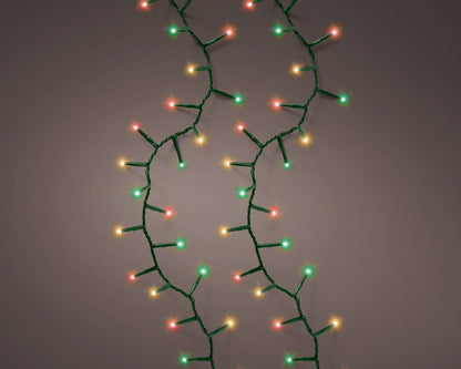 LED Rice Twinkle Stringlight - 500 Lights - Multicolor - Green Wire
