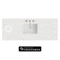 60" Single Top, 3 CM Silestone w/ Sink