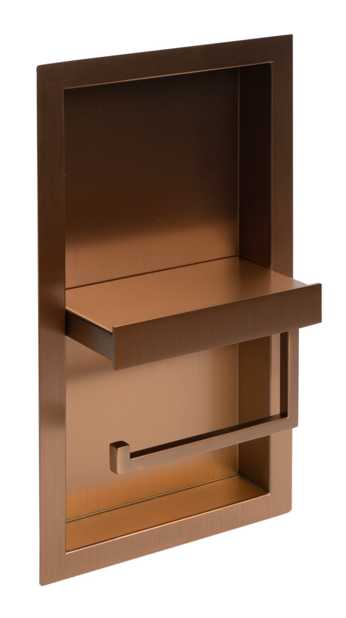 AlFI brand ABTPNP88 Stainless Steel Recessed Toilet Paper Holder Niche