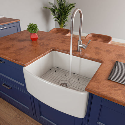 ALFI brand AB2028 Single Hole Pull Down Kitchen Faucet