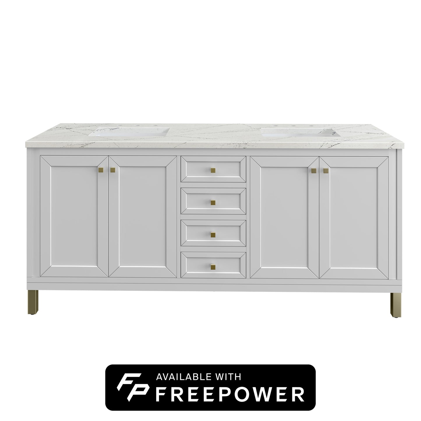 Chicago 72" Double Vanity
