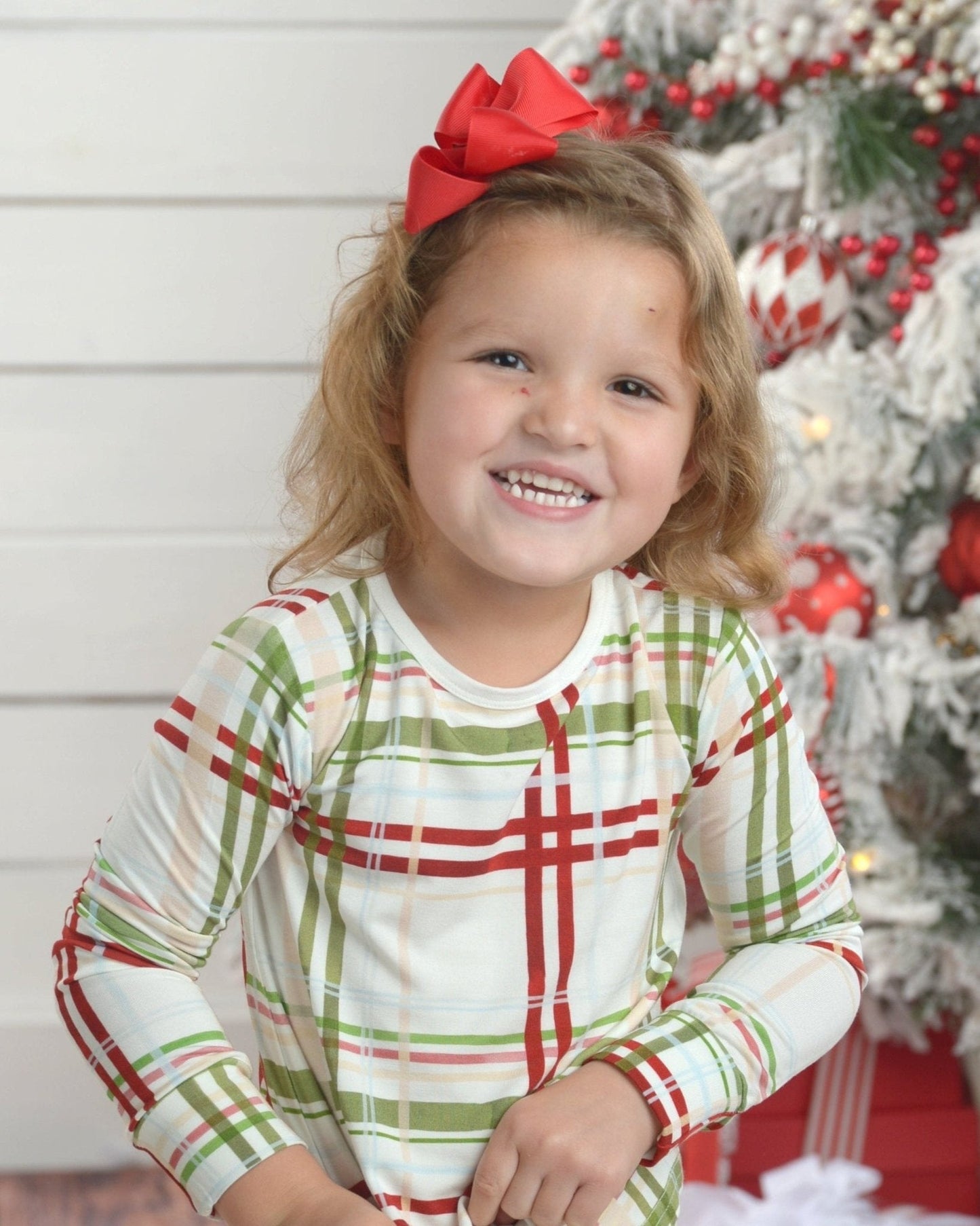 Plaid Bamboo Pajama Set