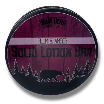 Plum & Amber Solid Lotion Bar