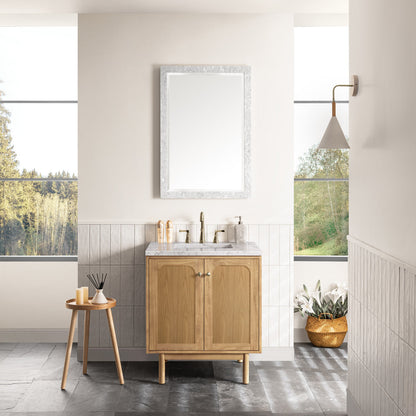 Laurent 30" Single Vanity Cabinet, Light Natural Oak
