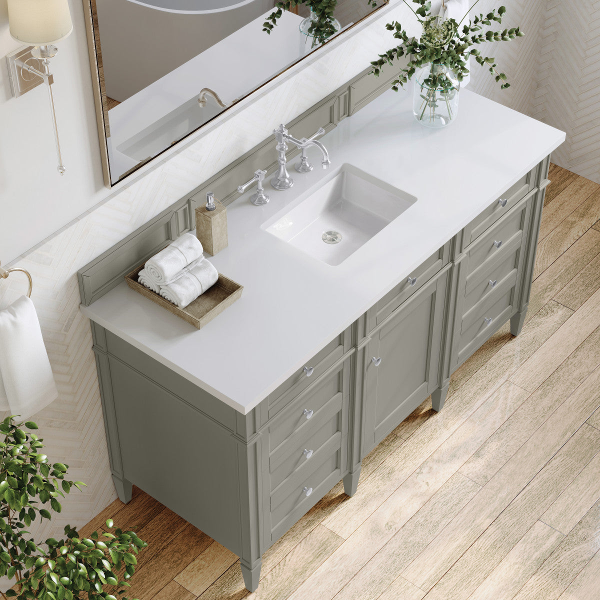 Brittany 60" Single Vanity Cabinet