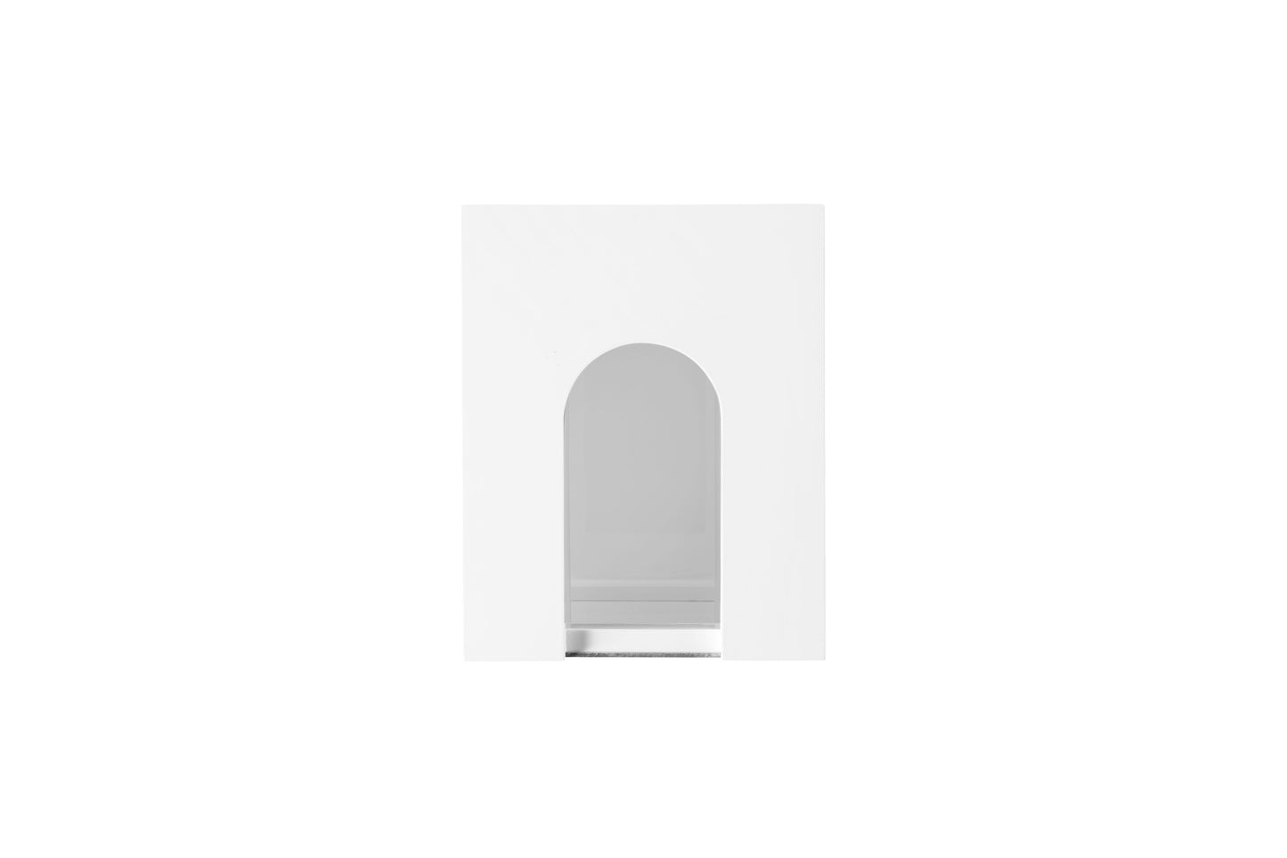 Boston 12" Storage Cabinet, Glossy White