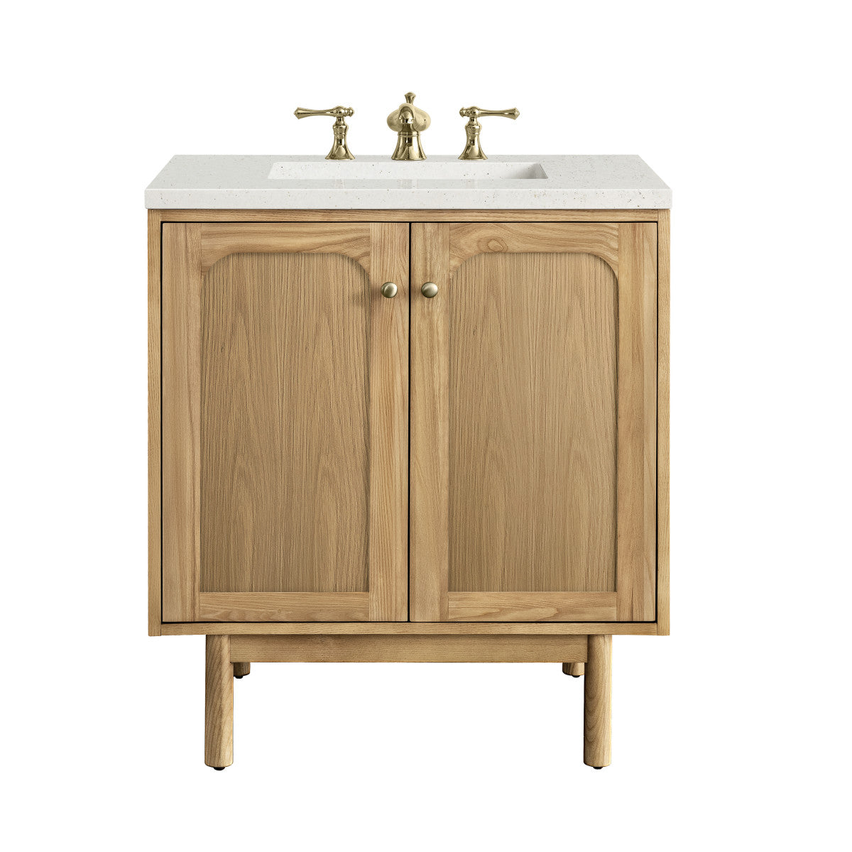 Laurent 30" Single Vanity Cabinet, Light Natural Oak