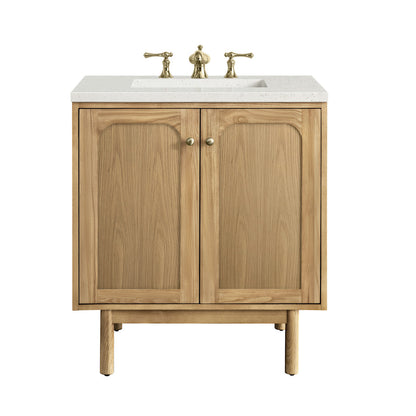 Laurent 30" Single Vanity Cabinet, Light Natural Oak