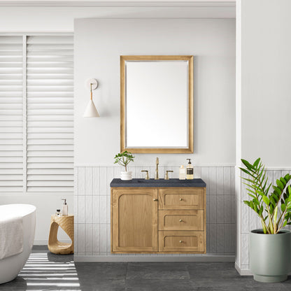 Laurent 36" Single Vanity Cabinet, Light Natural Oak