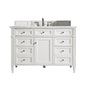 Brittany 48" Single Vanity in Bright White