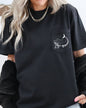 Mermaid Skeleton, Halloween Pocket Tee Comfort Colors T-Shirt