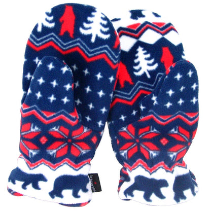 Polar Feet Fleece Mittens