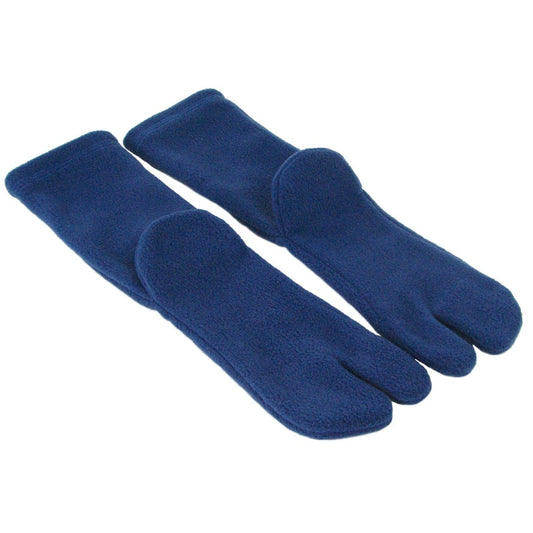 Polar Feet Fleece Tabi Socks - Denim
