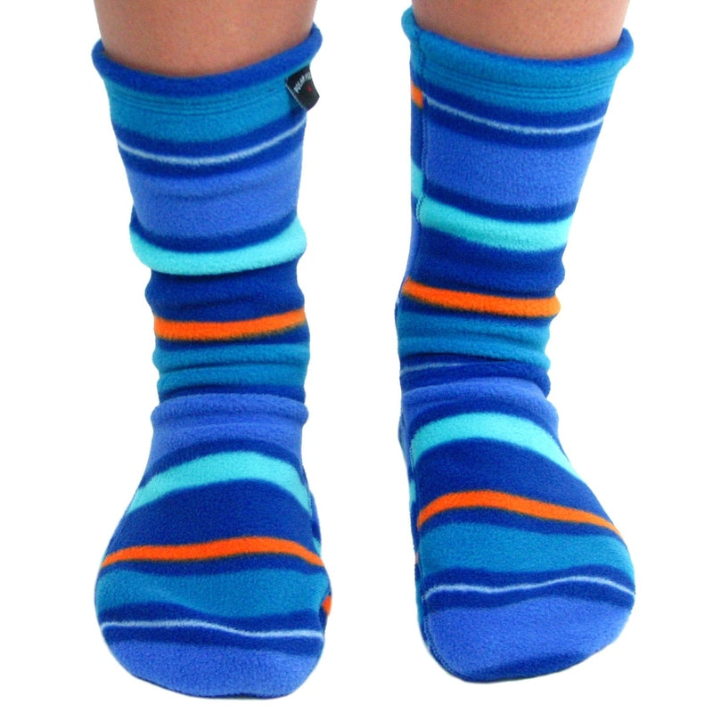 Polar Feet Fleece Socks - Jazz Stripes