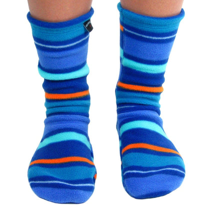 Polar Feet Fleece Socks - Jazz Stripes