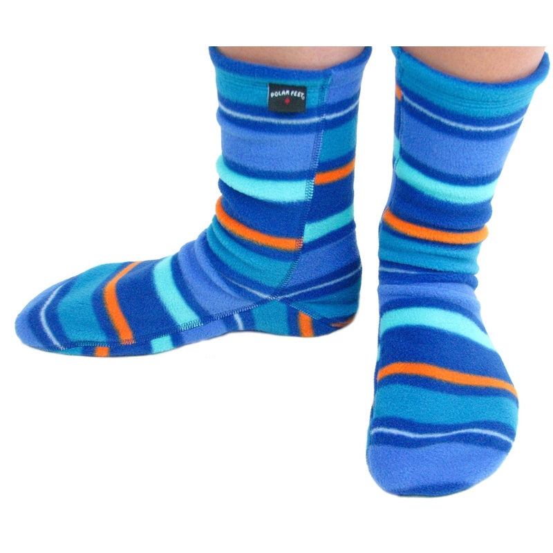 Polar Feet Fleece Socks - Jazz Stripes