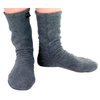 Polar Feet Fleece Socks - Soft Grey