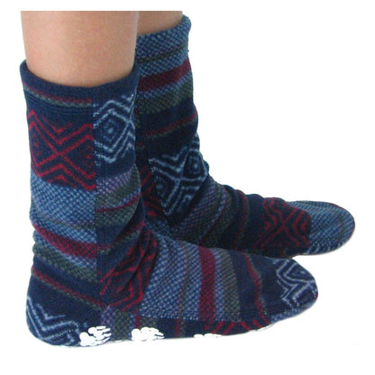 Kids' Nonskid Fleece Socks - Nordic