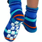 Kids' Nonskid Fleece Socks - Jazz Stripes