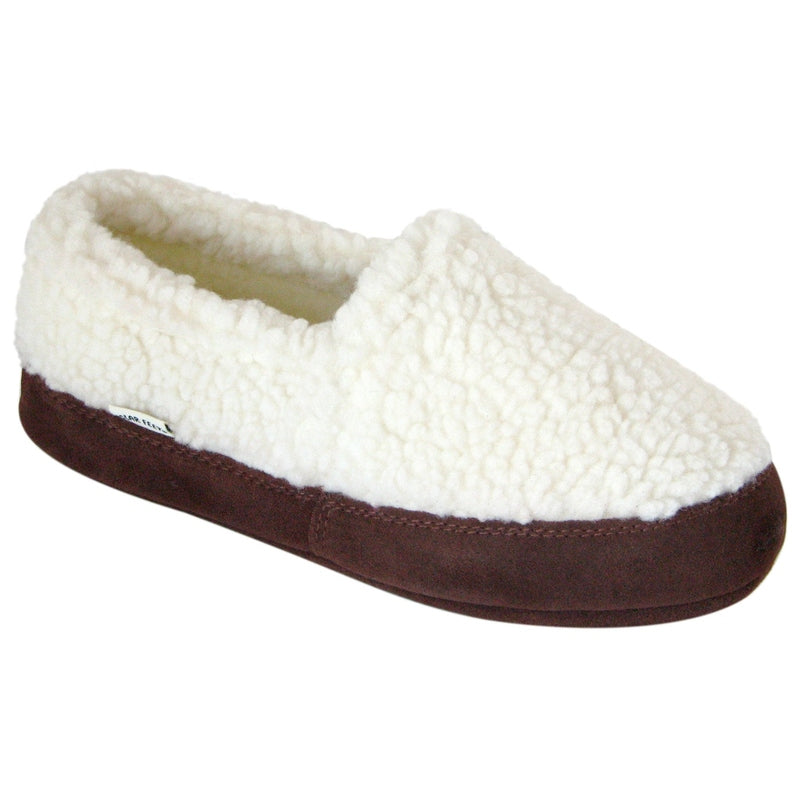 Polar Feet Kids' Perfect Mocs White Berber