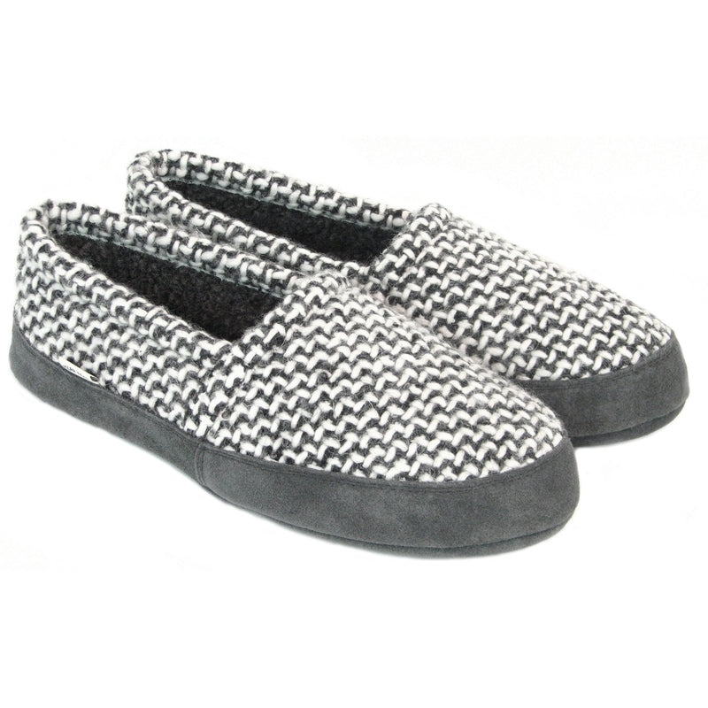 Polar Feet Men's Perfect Mocs Grey Wool