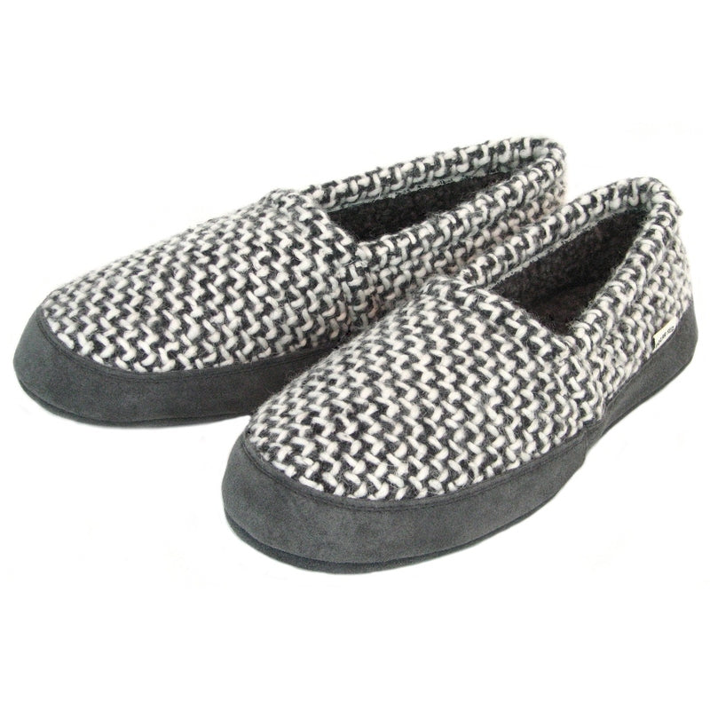 Polar Feet Men's Perfect Mocs Grey Wool