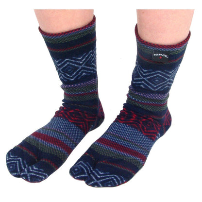 Polar Feet Fleece Tabi Socks - Nordic